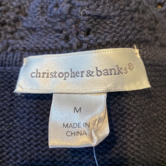 Brand new with tags. Women’s medium Christopher and Banks v neck sweater. - Picture 2 of 4